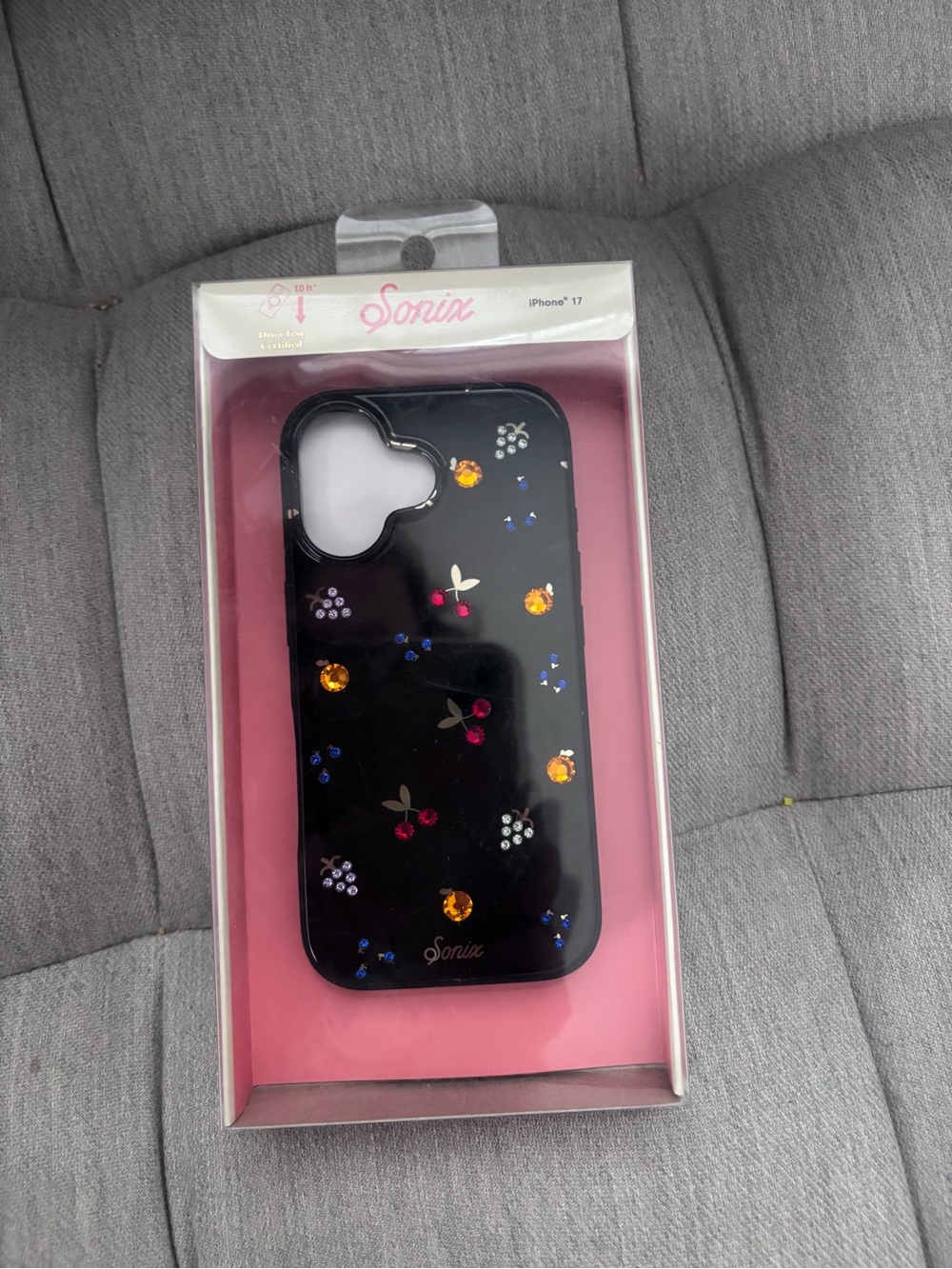iPhone 17 Sonix Black Floral Gem Case - brand new sealed